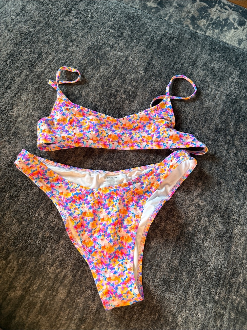 Bright Swimwear Medium Floral Bikini Set